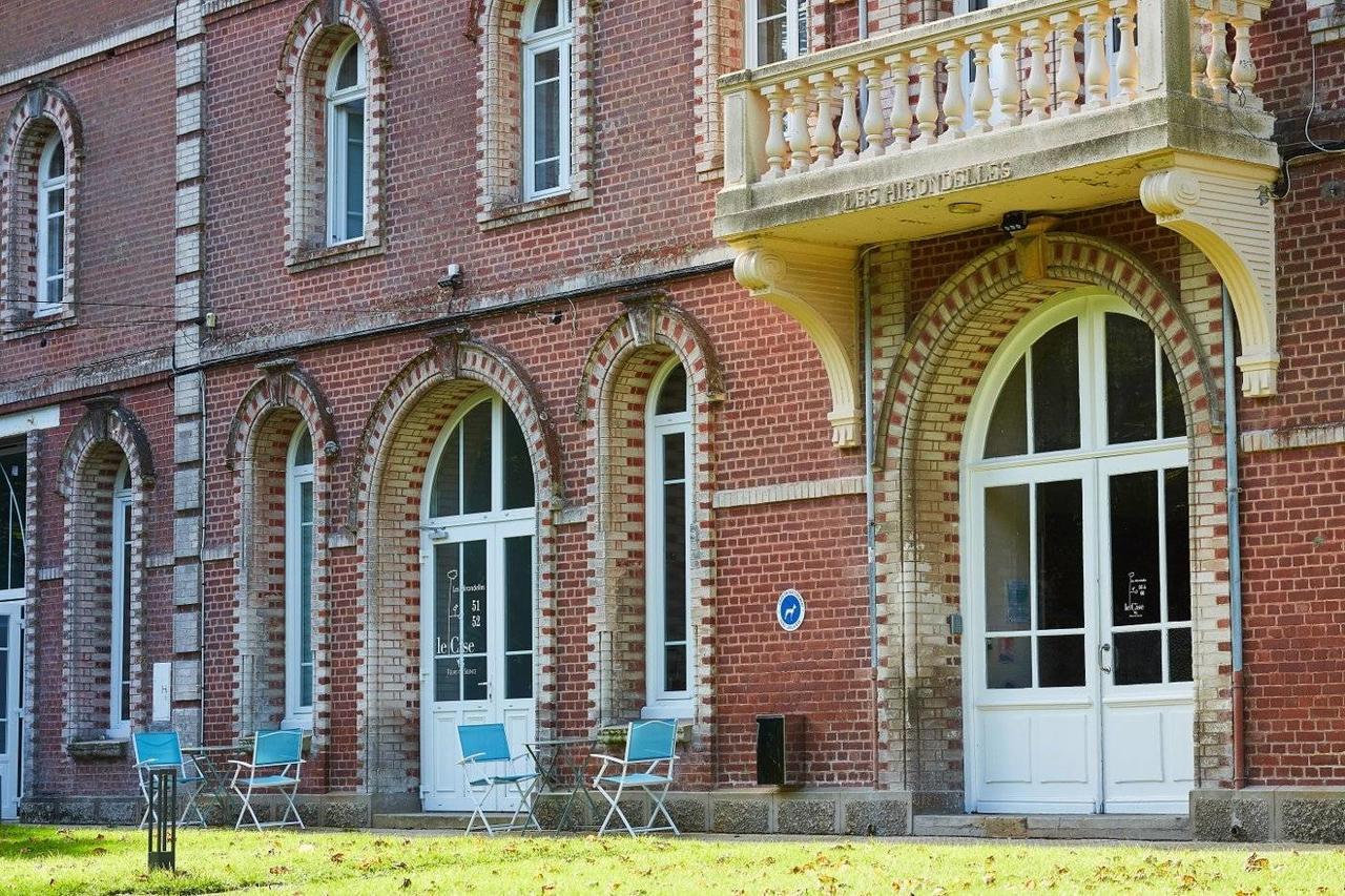 The Originals Hotel Le Cise Restaurant Chambres Et Suites Ault Exteriör bild