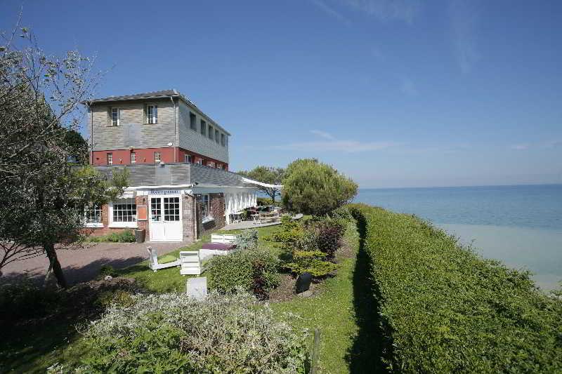 The Originals Hotel Le Cise Restaurant Chambres Et Suites Ault Exteriör bild
