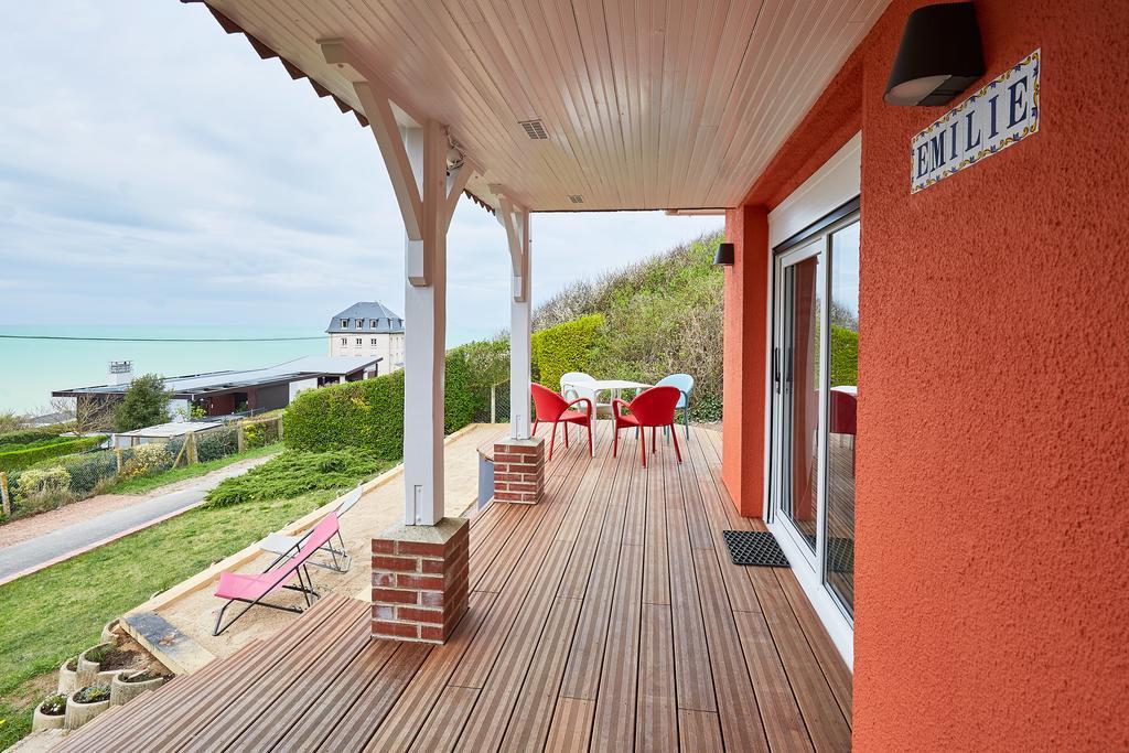 The Originals Hotel Le Cise Restaurant Chambres Et Suites Ault Exteriör bild